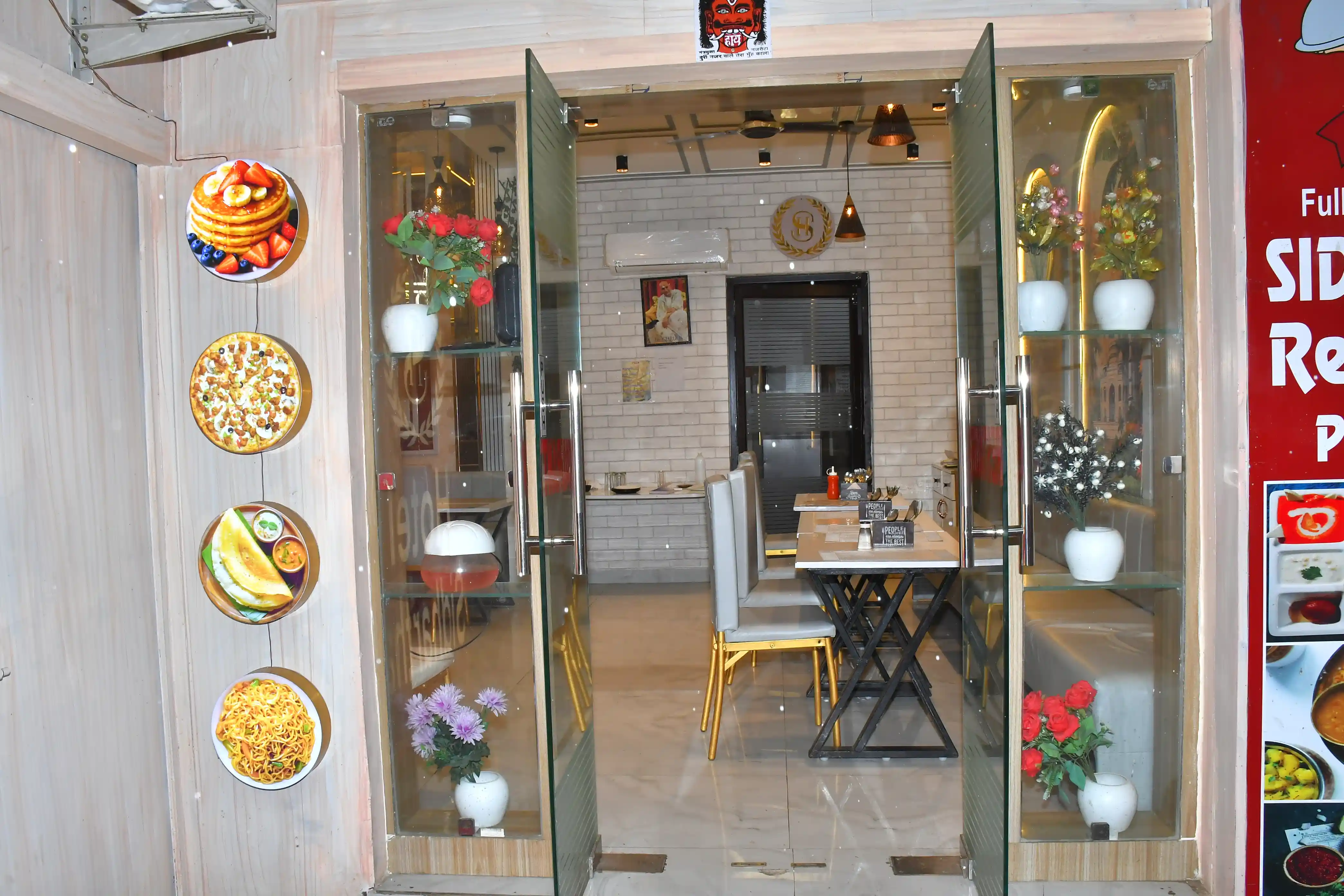 Vegetarian thali served at Sidhartha Restaurant